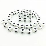 12MM Silicone Letter Cube Beads Baby Teething