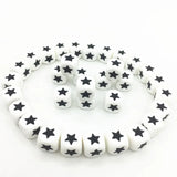 12MM Silicone Letter Cube Beads Baby Teething