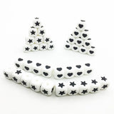 12MM Silicone Letter Cube Beads for Baby Teething