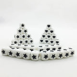 12MM Silicone Letter Cube Beads for Baby Teething