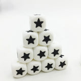 12MM Silicone Letter Cube Beads for Baby Teething
