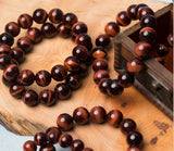 Vintage Red Tiger Eye Stone Elastic Bracelet Punk Style