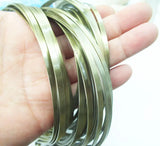 12PCS Antique Bronze Hair Bands Jewelry Base Setting