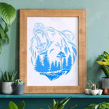 12PCS Animal Stencils for Wildlife Painting on Wood Fabric Canvas