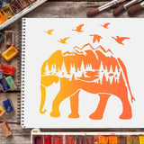 12PCS Animal Stencils for Wildlife Painting on Wood Fabric Canvas