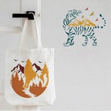 12PCS Animal Stencils for Wildlife Painting on Wood Fabric Canvas