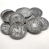 12PCS Zodiac Coin Challenge Silver Plated Set Art Collection Gift
