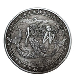 12PCS Zodiac Coin Challenge Silver Plated Set Art Collection Gift