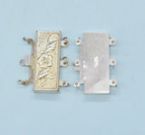 12PCS Exquisite DIY Necklace Clasp - 3 Rows Jewelry Fastener