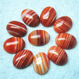 12PCS Carnelian Stone Cabochons 12X16MM 13x18MM Oval Shape DIY JEWELRY Beads