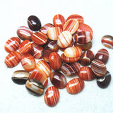 12PCS Carnelian Stone Cabochons 12X16MM 13x18MM Oval Shape DIY JEWELRY Beads