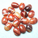 12PCS Carnelian Stone Cabochons 12X16MM 13x18MM Oval Shape DIY JEWELRY Beads