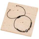 12PCS Hand Woven Devil's Eye Bracelet Crystal Hand Crystal Prayer Bracelet