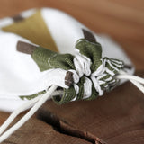 12PCS Jewelry Linen Cotton Pouch Drawstring Bag