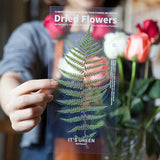 12PCS Large Dried Flowers Collage Bookmark Gift Decor Leaves Roses