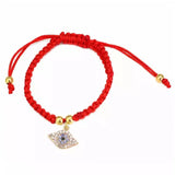 12PCS Evil Eye Bracelet Red Thread Women Protection Lucky Handmade Jewelry