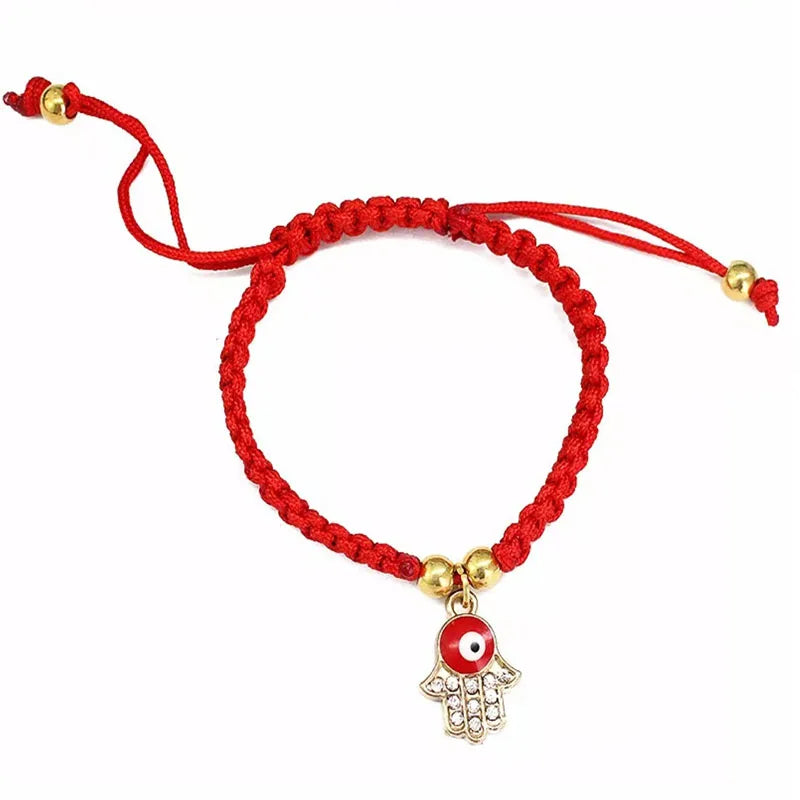 12PCS Evil Eye Bracelet Red Thread Women Protection Lucky Handmade Jewelry