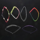 12PCS Gothic Henna Tattoo Stretch Elastic Jewelry Set