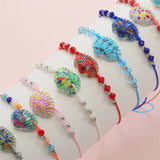 Boho Shell Rainbow Heart Ice Cream Charms Braid Bracelets