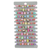 Boho Shell Rainbow Heart Ice Cream Charms Braid Bracelets