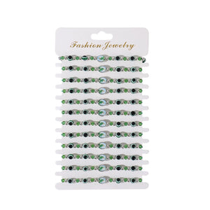 12PCS Saint Jude Virgin Mary Evil Eye String Bracelet Gift For Women Men