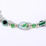 12PCS Saint Jude Virgin Mary Evil Eye String Bracelet Gift For Women Men