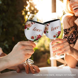 12PCS Wine Glass Sleeve Neoprene Insulator Cover for Sublimation