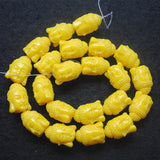 12PCS Buddha Figures Charms Beads for Bracelets Making