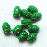 12PCS Buddha Figures Charms Beads for Bracelets Making