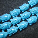12PCS Women's Beaded Buddha Heads Necklace DIY Jewelry Findings