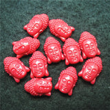 12PCS Women's Beaded Buddha Heads Necklace DIY Jewelry Findings