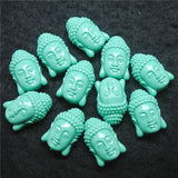 12PCS Women's Beaded Buddha Heads Necklace DIY Jewelry Findings