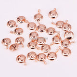 12PCS ZYZ-P2779 CZ Paved Initial Letter DIY Jewelry Charms