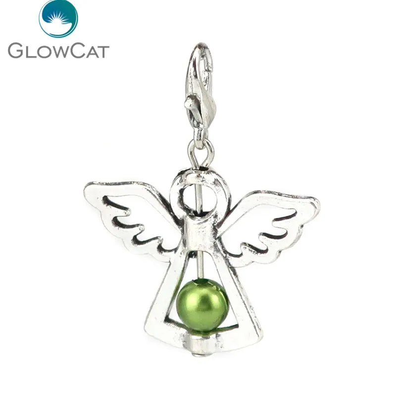 Colorful Charm Plastic Beads Baby Angel Transport Bead Diy Pendant