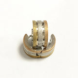 12Pairs 12MM Stainless Steel Hoop Earring Circle Earrings Piercing Jewelry