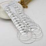 12Pairs Oversize Big Circle Hoop Earrings Set Vintage Steampunk Ear Clip