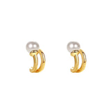 12Pairs Double-layer Pearl Earrings for Women