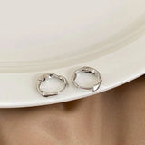 12Pairs Twisted Hoop Earrings Set for Women