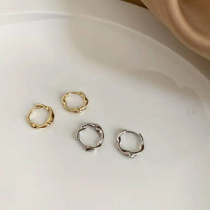 12Pairs Twisted Hoop Earrings Set for Women