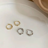12Pairs Twisted Hoop Earrings Set for Women