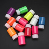 12Pc Bright Fluorescent UV Pigment Powder for Resin Jewelry Making