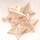 12Pc Epoxy Floral Resin Charms for Jewelry Making