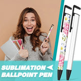 12Pc Sublimation Pens Blank with Shrink Wrap