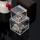 12Pc Acrylic Display Storage Box Case Square Cube Props Box