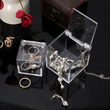 12Pc Acrylic Display Storage Box Case Square Cube Props Box