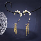 12Pcs DIY Ear Cuff Earrings Cuffs Punk Accessaries with 3 Loop 50mm Long
