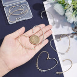 12Pcs DIY Ear Cuff Earrings Cuffs Punk Accessaries with 3 Loop 50mm Long