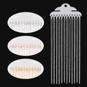 12Pcs K Clasp Necklace Chains for DIY Jewelry Making