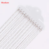 12Pcs K Clasp Sequins Necklace Chains for Jewelry Making