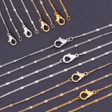 12Pcs K Clasp Sequins Necklace Chains for Jewelry Making